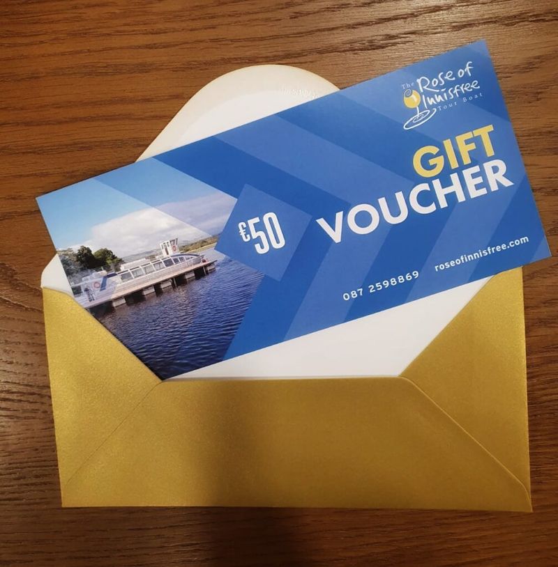 Rose of Innisfree Gift Voucher for Boat Tour